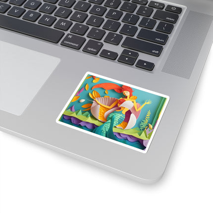 Charming Mermaid Kiss-Cut Stickers (4 Sizes)