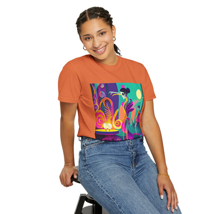 Dance of the Skeleton Ballerinas Unisex Garment-Dyed T-shirt