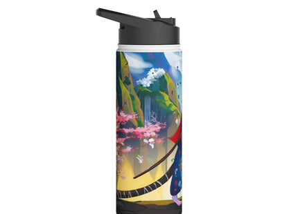 Cyber Samurai Rat Stainless Steel Water Bottle