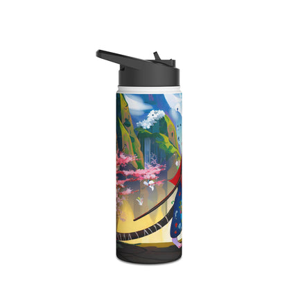 Cyber Samurai Rat Stainless Steel Water Bottle