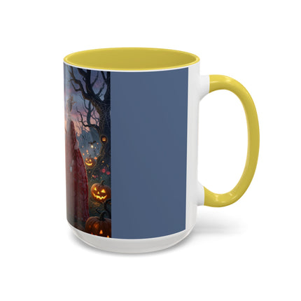 ♥️🎃 The Queen Of Hearts Halloween Masquerade Colorful Mug – Royal Halloween Fantasy