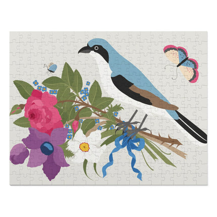 Bluebird & Butterfly Jigsaw Puzzle with Tin
