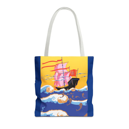 Golden Seas and Whimsical Dreams Tote Bag (AOP)