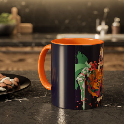 Moonlit Masquerade: The Fairy Queen's Ball Colorful Mug (11oz, 15oz) – Fairy Tale Elegance, Fantasy Charm & Enchanted Style