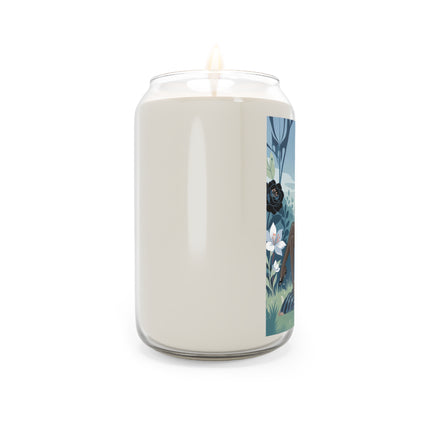 📖🌺 The Garden Reader Scented Soy Candle – Art Deco Floral Whimsy