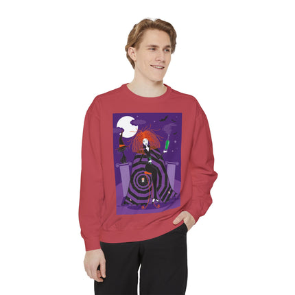 Mystic Elegance Unisex Garment-Dyed Sweatshirt