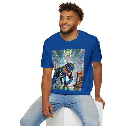 Cyber Panther's Hunt Softstyle T-Shirt