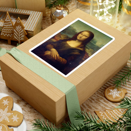 Mona Lisa by Leonardo da Vinci Kiss-Cut Stickers (4 Sizes)