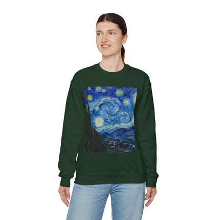 The Starry Night by Vincent Van Gogh Heavy Blend™ Crewneck Sweatshirt