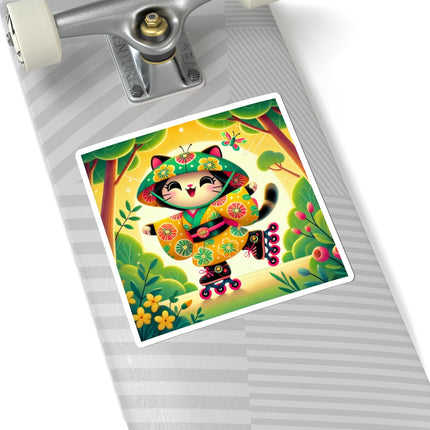 Firefly Dance on Wheels Kiss-Cut Stickers (4 Sizes)