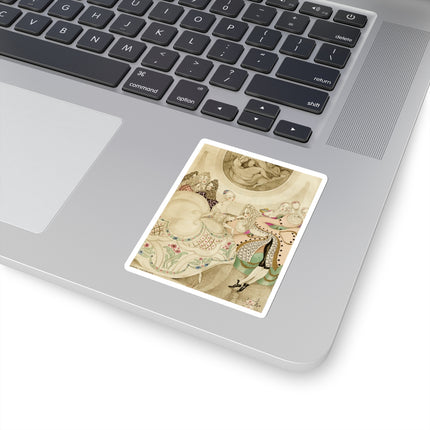 Sur talons rouges (On Red Heels) pl 01 by Gerda Wegener Kiss-Cut Stickers (4 Sizes)