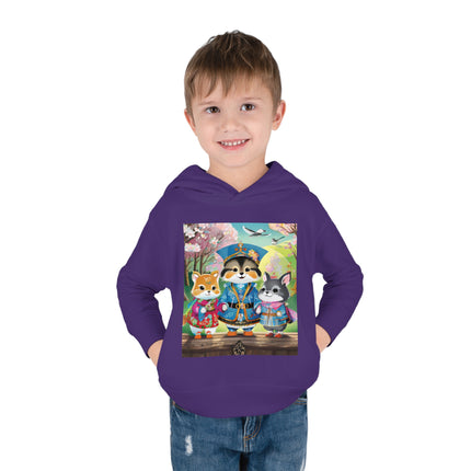 Fluffy Explorers Toddler Pullover Fleece Hoodie