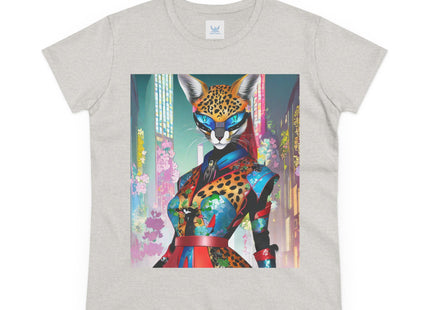 Cyber Cat Glamour Cotton Tee