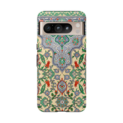Arabic Art Pattern, Plate by Emile Prisse d’Avennes Phone Cases