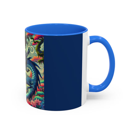 Mystic Guardian of the Sky Light Colorful Mugs (11oz, 15oz)