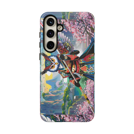Cyberpunk Samurai Owl Phone Cases