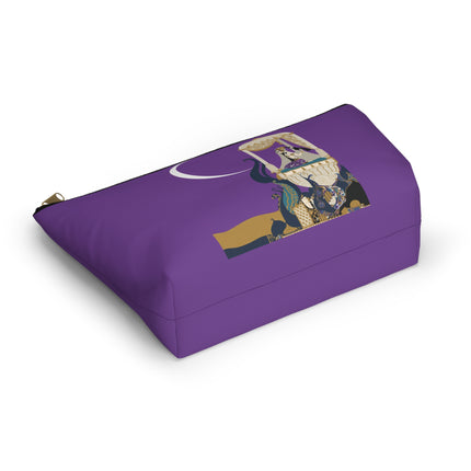 Moonlit Reverie Pavilion Cosmetic Bag – Art Deco Elegance & Mystical Serenity