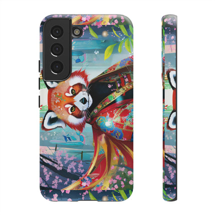 Cybernetic Red Panda Phone Cases