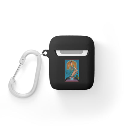March & Aquamarine AirPods Case — Gem Series by Sofia Chiostri