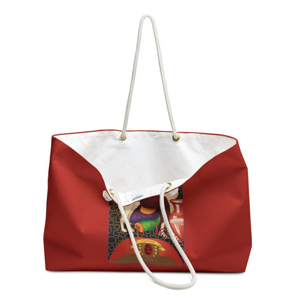 January & Garnet (from the Gem Series) by Sofia Chiostri Weekender Bag