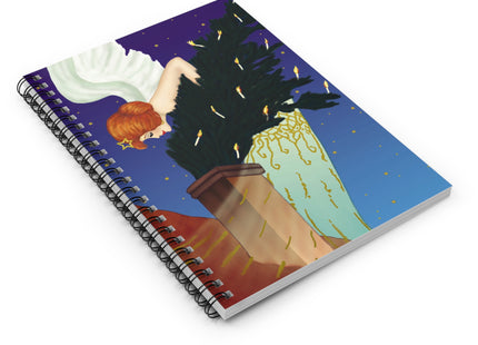 The Christmas Angel Spiral Notebook - Ruled Line