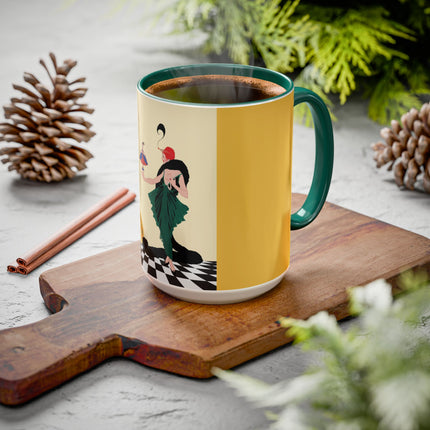 The Marionette Colorful Mugs – Theatrical Glamour & Cabaret Elegance
