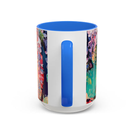 Golden Wisteria Symphony Colorful Mugs (11oz, 15oz)