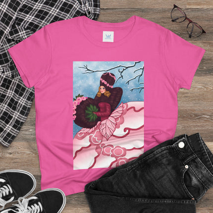 Winter Rose Empress Women's Midweight Cotton Tee