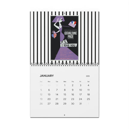 Iconic Vintage Posters Wall Calendars (2025)