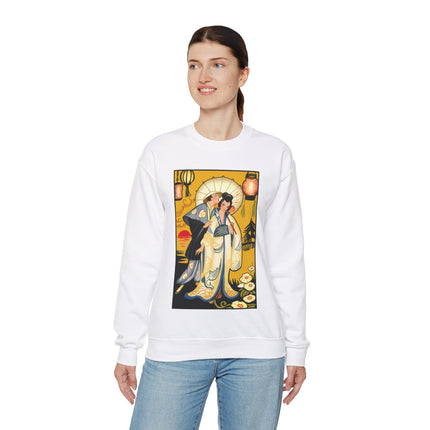 Golden Embrace Heavy Blend™ Crewneck Sweatshirt