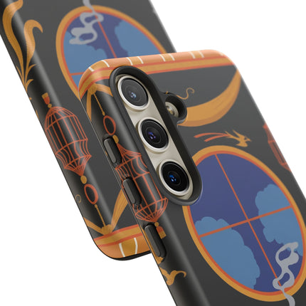Art Deco Lounge Phone Case – Opulent Smoke & Timeless Glamour