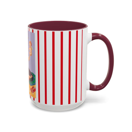 Art Deco Christmas Colorful Mugs (11oz, 15oz)