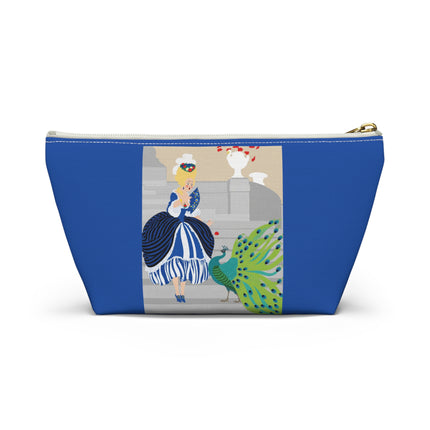 Peacock Courtesan Cosmetic Bag – Whimsical Elegance & Royal Splendor