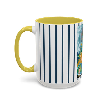 Art Deco Christmas Elegance Colorful Mugs (11oz, 15oz)