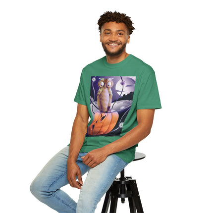 The Startled Pumpkin Unisex Garment-Dyed T-shirt