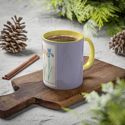 Iris, Iris sibirica by Anselmus Boëtius de Boodt Colorful Mugs, 11oz