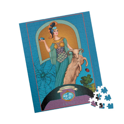 March & Aquamarine (Gem Series) by Sofia Chiostri Puzzle (110, 252, 500-piece)
