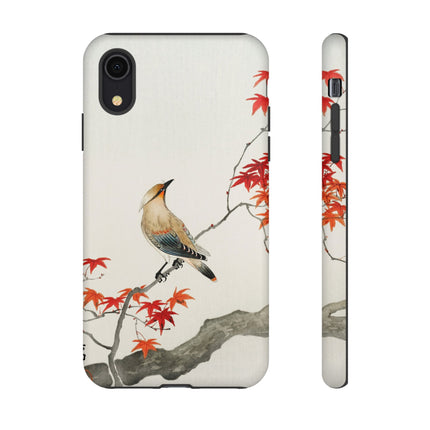 Japanese Bird on Maple by Ohara Koson Phone Cases