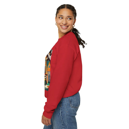 Night of the Trick-or-Treating Owlets Unisex Heavy Blend™ Crewneck Sweatshirt