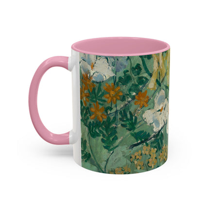 Flowers by August Babberger Colorful Mugs (11oz, 15oz)