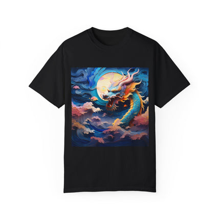A Dragon's Ascent Unisex Garment-Dyed T-shirt