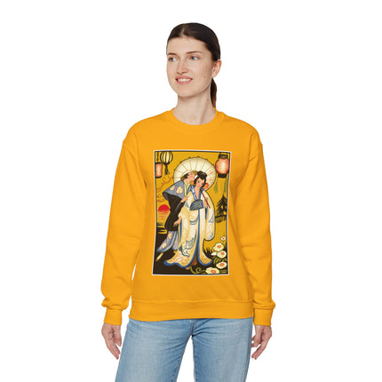 Golden Embrace Heavy Blend™ Crewneck Sweatshirt