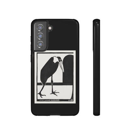 A Lame Marabou by Samuel Jessurun de Mesquita Phone Cases