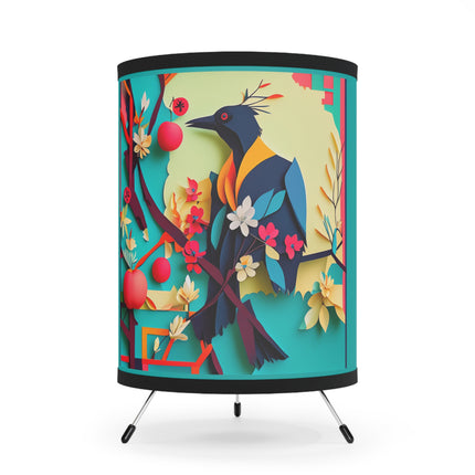 Curious Crow Tripod Lamp