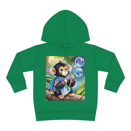 Bubble Magic in the Jungle Toddler Pullover Fleece Hoodie