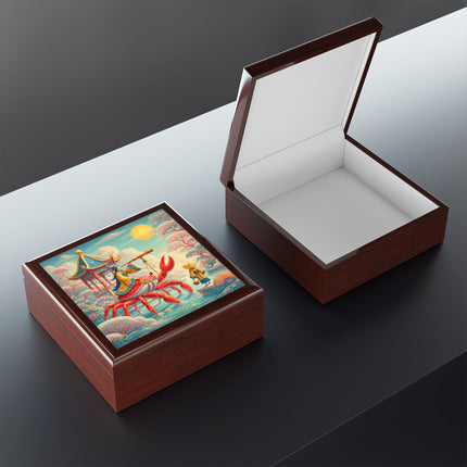 The Celestial Crab Navigator Jewelry Box