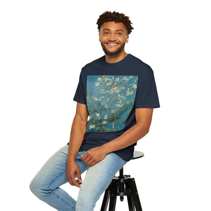 Almond Blossom by Vincent van Gogh Unisex Garment-Dyed T-shirt