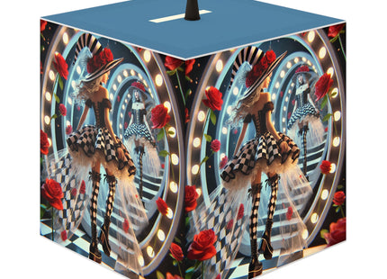 Halloween Witch Through the Mirror Light Cube Lamp