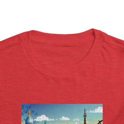 Crab Architect Toddler Short Sleeve Tee