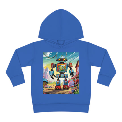 The Rusty Robot Toddler Pullover Fleece Hoodie